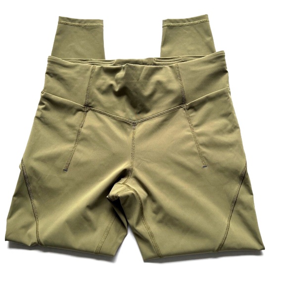 Lululemon Fine Force High-Rise Tight 28" Bronze Green Size 10 Leggings Workout - Picture 8 of 10